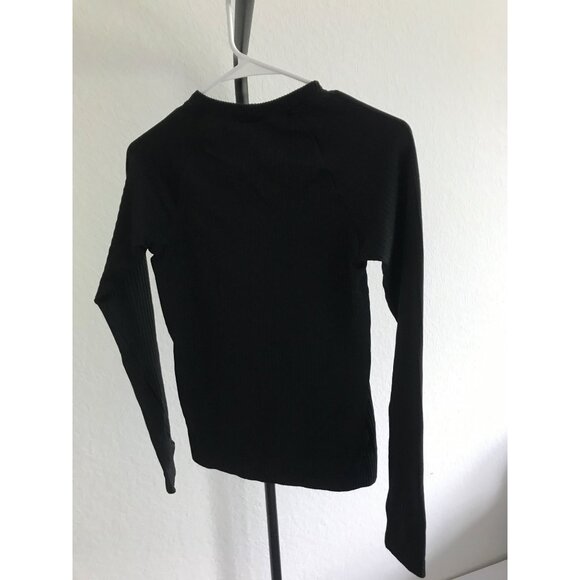 Lulu Lemon Rest Less Pullover| Waist Length | Size 2 | Black Stripe, winter thic - Picture 3 of 6